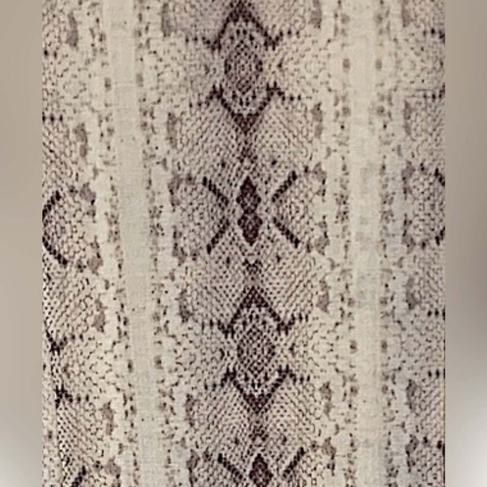 J Crew Wool Python Print Scarf/Wrap - Picture 7 of 8